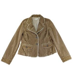 Next Corduroy Velvet Blazer Jacket 2 Button Single-breasted Military‎ Women's 10